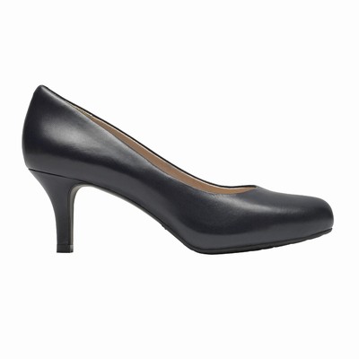 Salto Alto Rockport Seven to 7 Baixo Pump Mulher Azul Marinho PT-47603